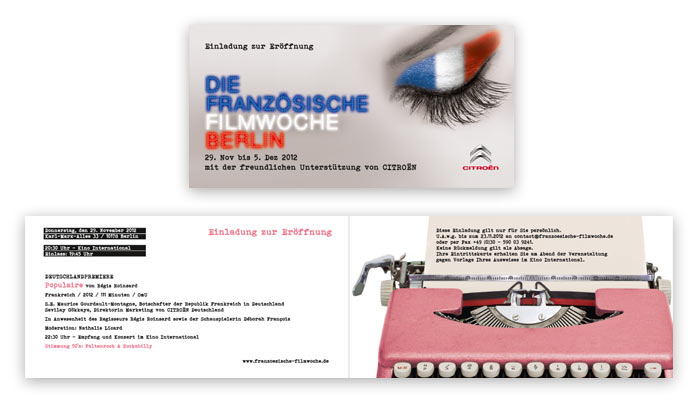 Französische Botschaft Plakat